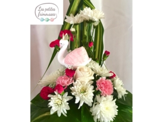 bouquet fleurs baptême Guadeloupe